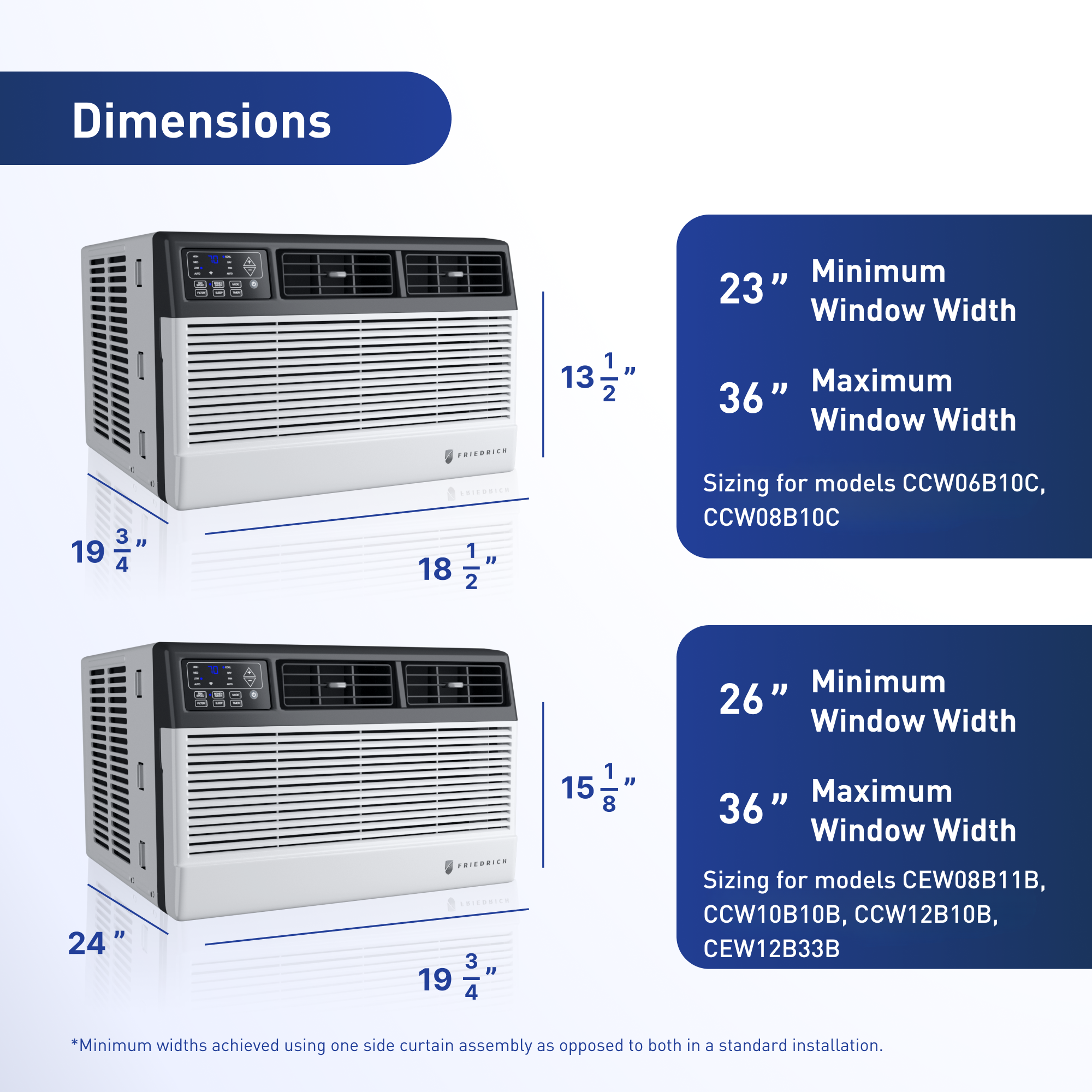 friedrich air conditioners for sale